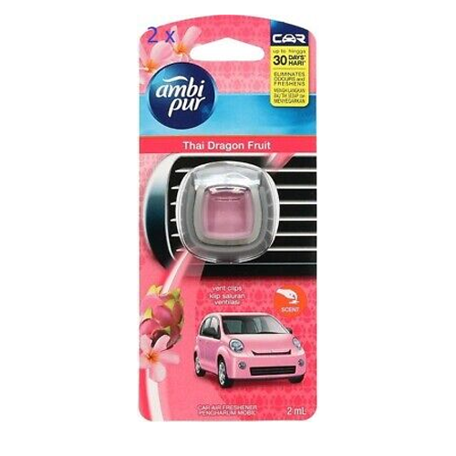 Ambipur Car Mini Clip Air Freshener Dragon Fruit 2.2ml