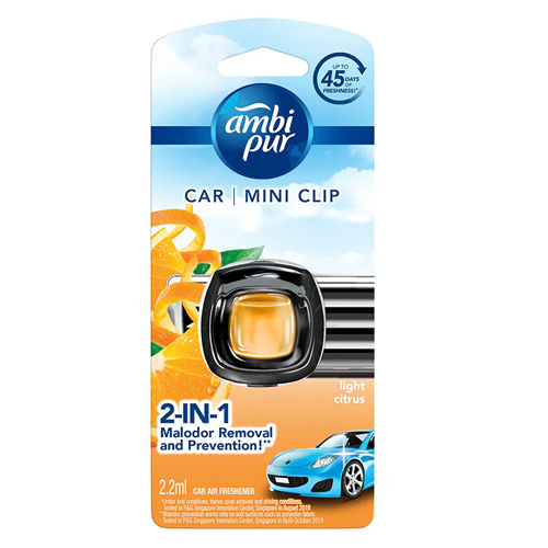 Ambipur Mini Car Air Freshener Light Citrus 2.2ml