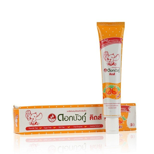 I1 Twin Lotus Kids Orange Toothpaste 35g