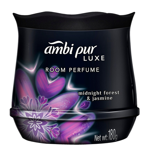 ®AMBIPUR Luxe Room Perfume Midnight Forest and Jasmine Air Refreshing Gel (Purple) 180g