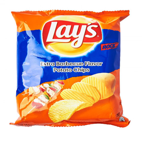 Lay's  Ridged Potato Chips Extra Barbecue Flavor 13g 