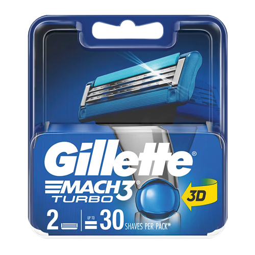 ®Gillette Mach 3 Turbo Blades 2pcs