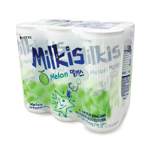 Lotte Milkis Lemon Soda Beverage 250ml 1x6