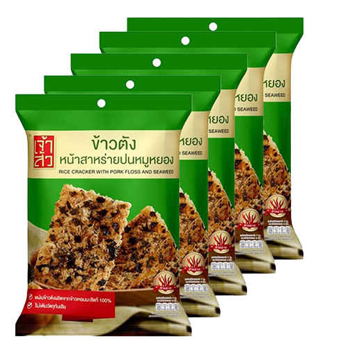 Chao Sua Rice Cracker With Pork Floss And Seaweed 30g 1x6