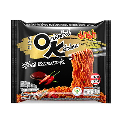 Mama Dried Instant Noodles Oriental Kitchen Hot Korean Flavour 85g