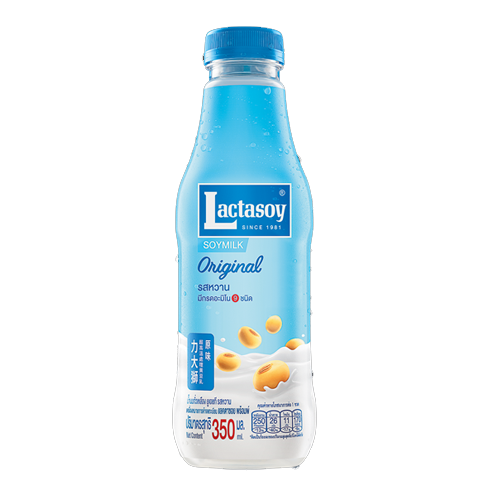 Lactasoy Poy Milk UHT Prompt Plain Sweetened 350ml