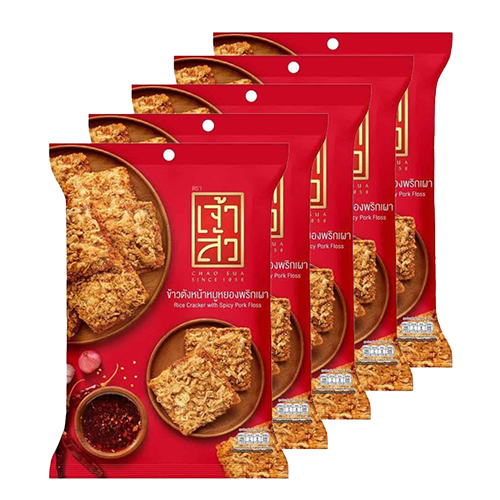 Chao Sua Rice Cracker With Spicy Pork Floss 30g 1x6