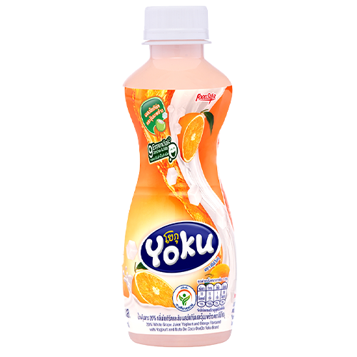 DeeDo Yoku Fruit Juice Orange Flavoured with Yoghurt and Nata De Coco 230ml