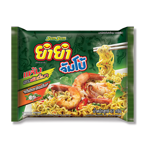 YumYum Jumbo Instant Dried Noodles Pad Kee Mao Flavour 67g