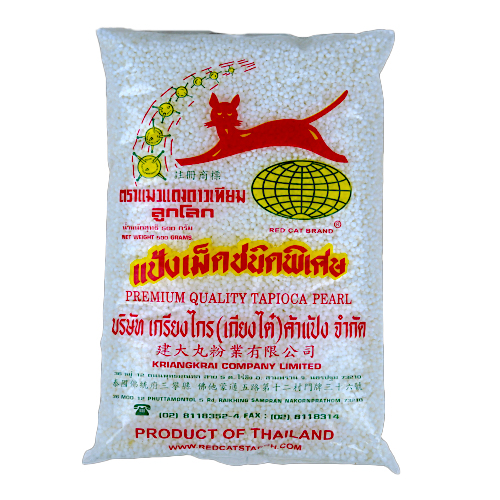 Red Cat Tapioca Pearl Green Sago Flour 500g