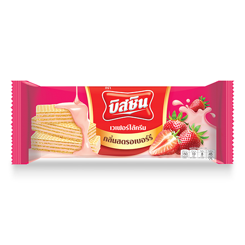 Bissin Wafer Stawberry Flavor 29g