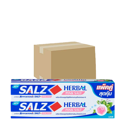 Salz Herbal Pink Salt Toothpaste Pack 2. 160g 1x6x4