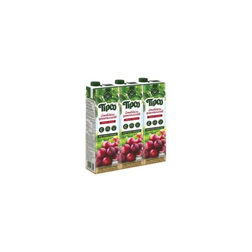 Tipco Cranberry Mix Fruit Juice 1000ml 1x3