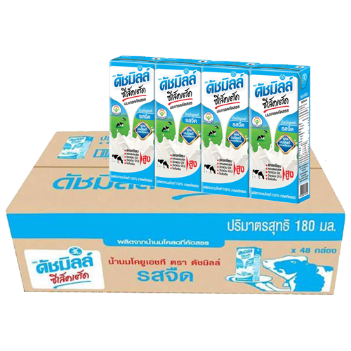 Dutch Mill Selected UHT Milk Plain 180ml 1x4x12