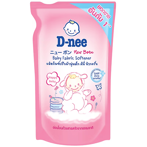 D Nee Baby Fabric Softener Pink Refill 530ml