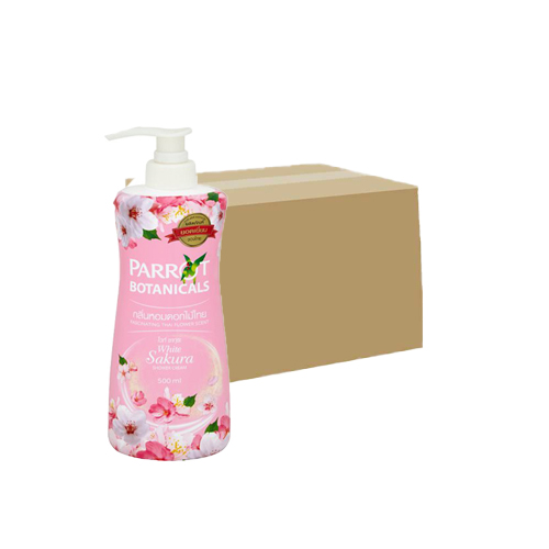 Parrot Body Wash 500ml 1+1 Sakura 1x12