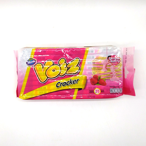 Voiz Cracker Strawberry Flavor 32g