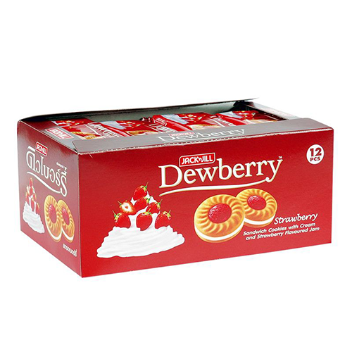 Dewberry Cookies Strawberry 27g 1x12