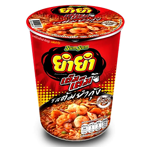 YumYum TemTem Instant Cup Noodles Tom Yum Kung Flavour 60g