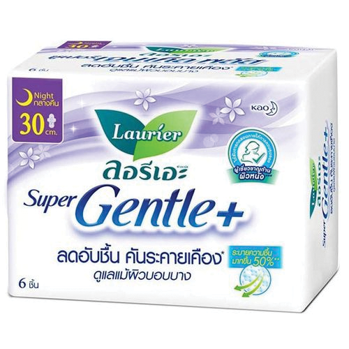 Laurier Gentle 6P Nigth ຊຸບເປີ ເຈນເທີ ພັດສ ກາງຄືນ 30cm