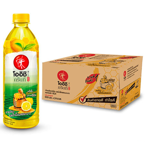 Oishi Green Tea Honey Lemon 500ml 1x6x4