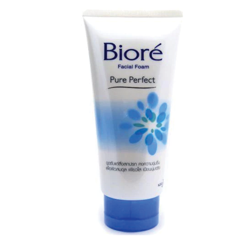 Biore ໂຟມຍິງ ຟ້າ Pure Perfect Clear 100g