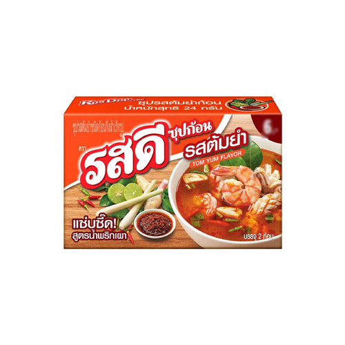 Ros Dee Instant Cube Tom Yum Poup Peasoning 24g 1x24x6