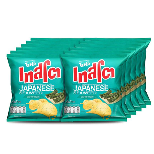 Tasto Potato Chip Seaweed Flavored 11g 1x12