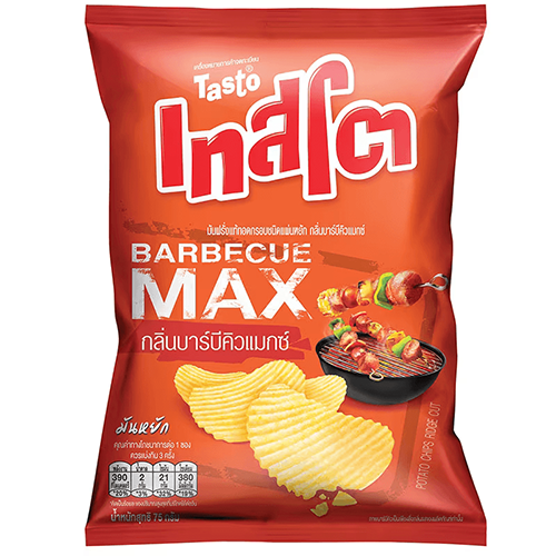 Tasto Potato Chips Barbecue Max Flavored 69g