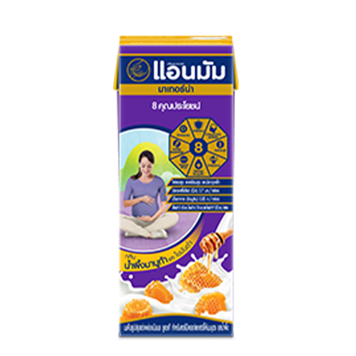 Anmum UHT Partly Skimmed Milk Honey Flavor 180 ml