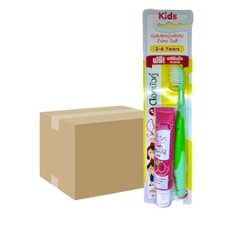 Twin Lotus Kid Toothbrush(orange + strawberry scent 20g) 1x12x4 / (Box)