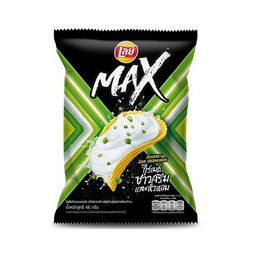 lays Max ຊາວຄີມ ຫົວຫອມ 48 g / (หน่วย)