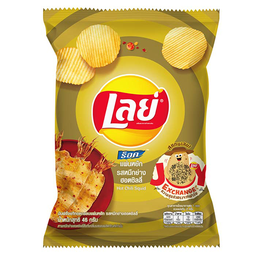 ®Lay's Rock Ridged Potato Chips Hot Chili Squid Flavor 46g / (Unit)