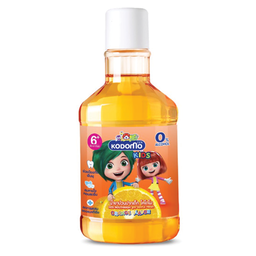 ®Kodomo Kids Mouthwash Zero Alcohol Orange Flavor Gentle Fresh Fluoride 80ml / (件)