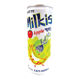 Lotte Milkis apple Soda Beverage 250ml / (Unit)
