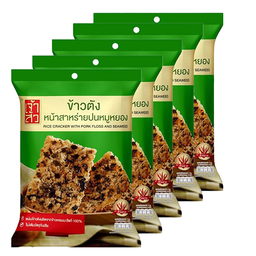 Chao Sua Rice Cracker With Pork Floss And Seaweed 30g 1x6 / (Pack)