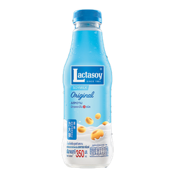 Lactasoy Prompt Soy Milk UHT Plain Sweetened 350ml / (หน่วย)