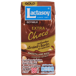 Lactasoy Gold Series Soy Milk UHT Chocolate 180ml / (Unit)