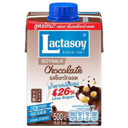 Lactasoy Poy Milk UHT Chocolate Flavored 500ml / (Unit)