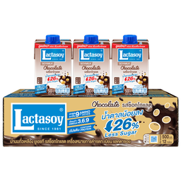 Lactasoy Poy Milk UHT Chocolate Flavored 500ml 1x12 / (Box)