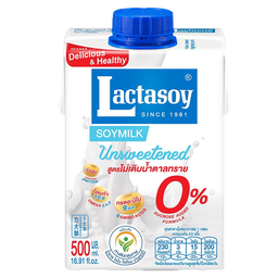 Lactasoy Poy Milk UHT Unsweetened Flavored 500ml / (Unit)