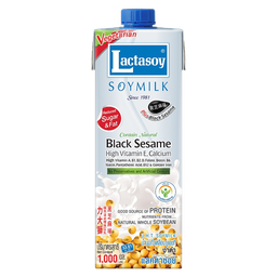 Lactasoy Poy Milk UHT Black Sesame 1000ml / (Unit)