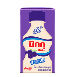 ®DeeDo Mikku Fruit Juice Blueberry Flavoured with Yoghurt 115 ml / (Unit)