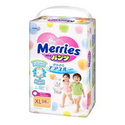 I1 Merries Baby Diaper Pants XL 38p / (Unit)