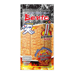 Bento Brand Squid Seafood Snack Extreme Spicy 18g / (Unit)