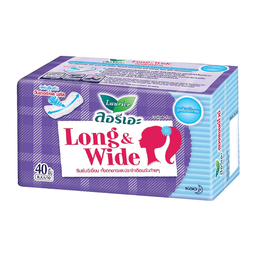 Laurier Daily Active Extra Long & White Natural Clean 40p / (Unit)