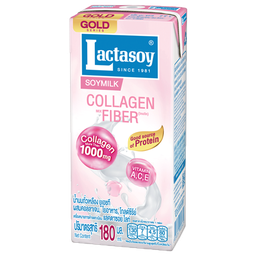 I1 Lactasoy Gold Series Soy Milk UHT Collagen Fiber 180ml / (หน่วย)