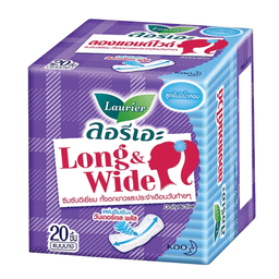 ®Laurier Daily Active Extra Long & White Natural Clean 20p / (หน่วย)