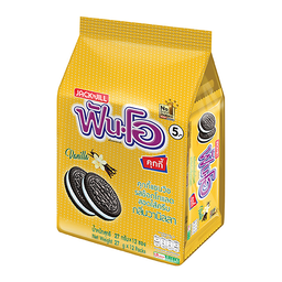 ®Jack&Jill Fun-O Chocolate Sandwich Cookies Cream Vanilla 27g 1x12 / (Pack)