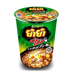 YumYum TemTem Instant Cup Noodles Pork Flavour 60g / (Unit)